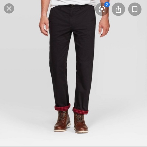 Goodfellow & Co Other - Goodfellow l Flannel Lined Chino Slim Fit